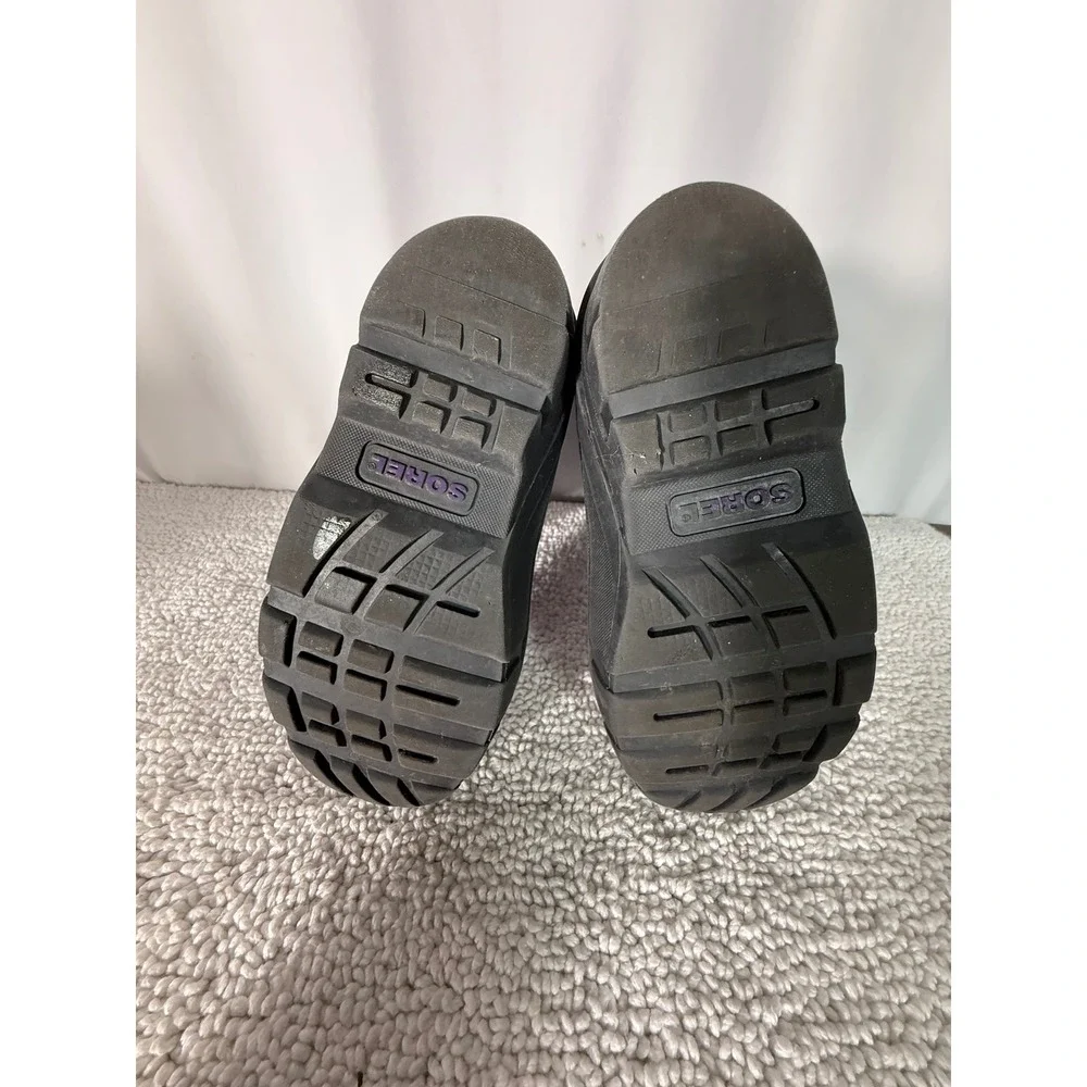 Sorel Kids Pink Purple Snow Boots Waterproof Winter Insulated‎ NY1799-600 Size 1
